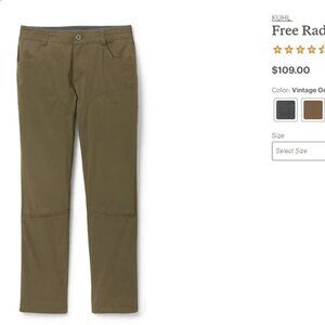 Kuhl Free Radikl Pants 32x30